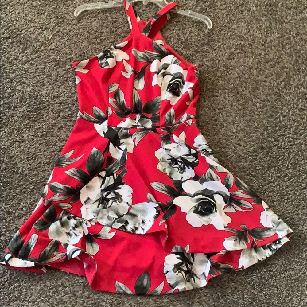 Pink Floral Dress